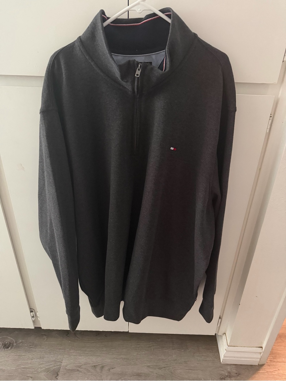 Tommy Hilfiger Dark Gray Half-Zip Sweater